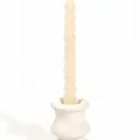 Свечи витые, 1.5&times;15 см, 2 шт., белый