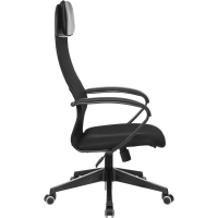 Кресло 0MX_VB_EChair-655 TTW сетка/ткань черный, пластик