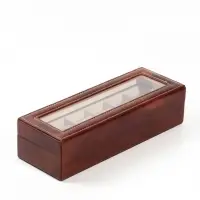Шкатулка под часы &laquo;Гладкость&raquo;, 6 отделений, 31&times;11&times;7.5 см