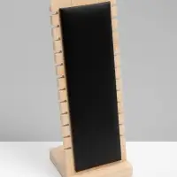 Подставка под цепочки QF, на 12 мест, 10&times;10&times;27 см, чёрная