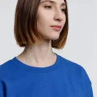 Свитшот унисекс Columbia, ярко-синий, размер 4XL