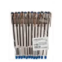 Ручка шариковая Calligrata. MY-TECH, синий стержень, игольчатый узел 0.7 мм, прозрачный корпус