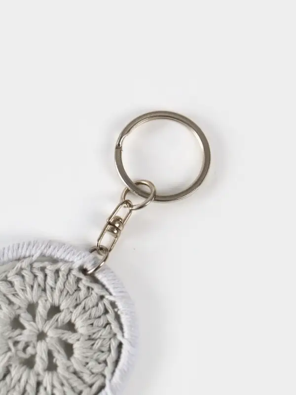 Брелок Брелок "Ловец снов" 19 см, цв. серый