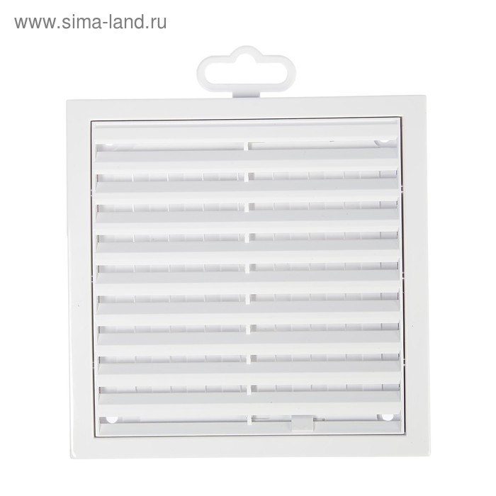 Решетка вентиляционная ERA 1515РРП, 150х150 мм, с жалюзи, неразъемная, пластик Решетка вентиляционная ERA 1515РРП, 150х150 мм, с жалюзи, неразъемная, пластик