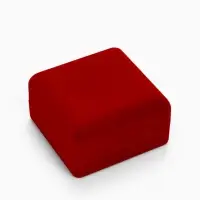 Футляр бархатный под браслет и часы &laquo;Классика&raquo;, 9&times;9&times;5.5 см, красный