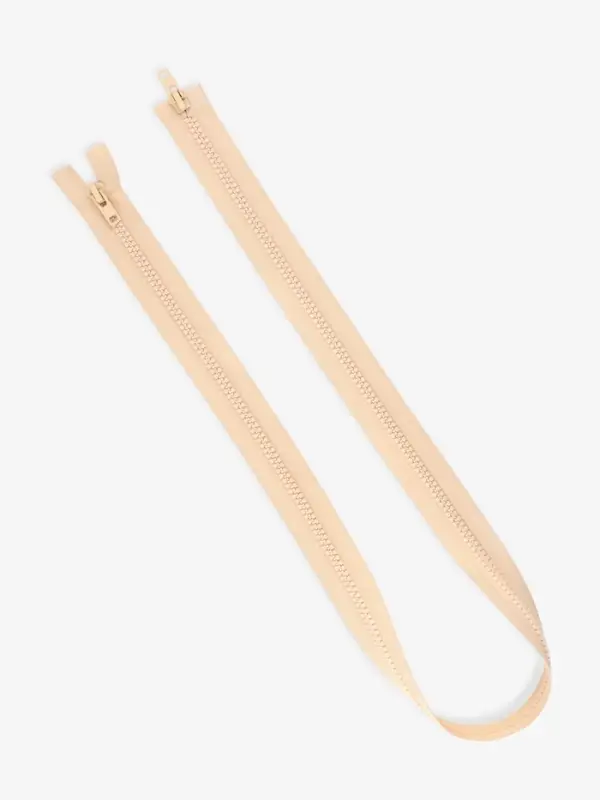 Молния &laquo;Трактор&raquo;, №8, разъёмная, 2 замка, замки автомат, 110 см, светло-бежевая