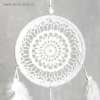 Ловец снов "Белоснежное кружево" 30х11 см