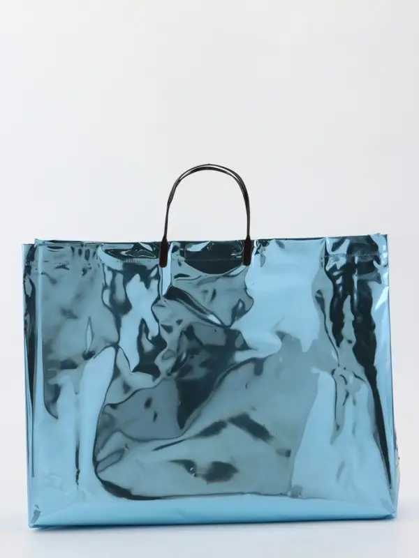 Пакет подарочный ПВХ, голография, голубой, пластиковая ручка, 44×33×12 см Пакет подарочный ПВХ, голография, голубой, пластиковая ручка, 44×33×12 см