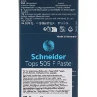 Ручка шариковая Schneider. Tops 505 F, синий стержень, узел 0.8 мм, МИКС