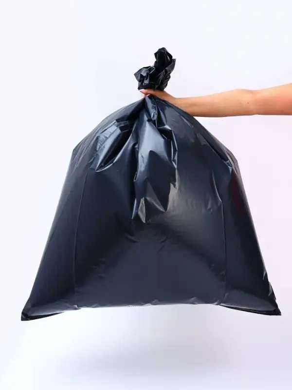 Мешки для мусора в рулоне UpakLand 180 л, черные, ПВД, толщина 40 мкм, 10 шт., 88&times;106 см