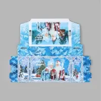 Подарочная коробка новогодняя &laquo;Зимние узоры&raquo; 260&times;350&times;100, для сладких подарков
