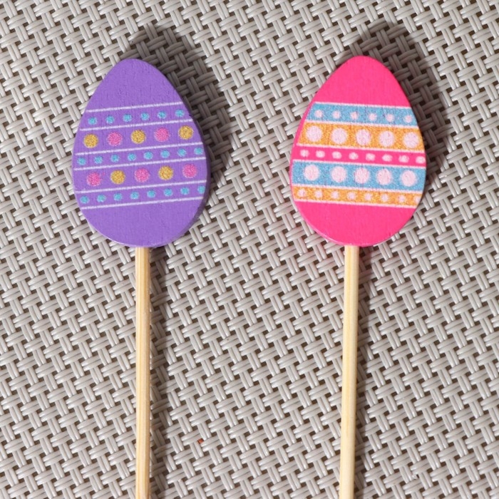 Шпажки Доляна «Пасхальные яйца», 12 см, набор 25 шт Шпажки Доляна «Пасхальные яйца», 12 см, набор 25 шт