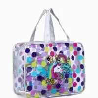 Набор косметичек для бассейна 2 в 1, с рисунком, разноцветный