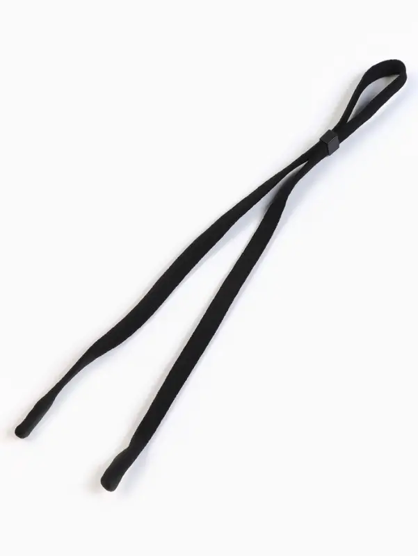 Шнурок для очков на шею 58 см, черный Шнурок для очков на шею 58 см, черный