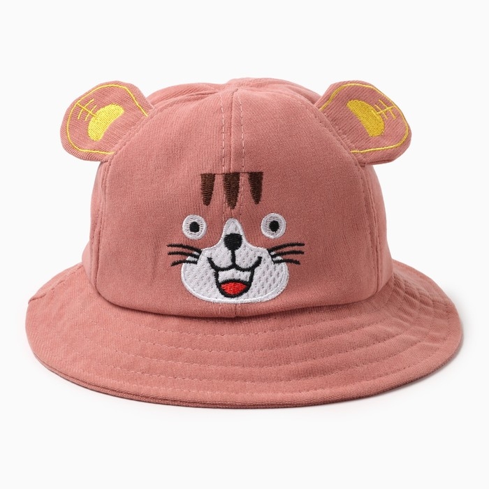 Панама детская Панама детская "Тигра" MINAKU, цвет розовый, размер 50