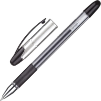 Ручка гелевая неавтомат. Attache Gelios-020 черный стерж, 0,5 мм,манж