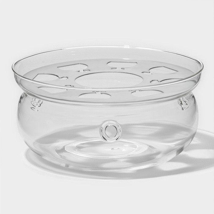 Подставка стеклянная для подогрева «Огонёк», d=14 см, внутренний d=13 см Подставка стеклянная для подогрева «Огонёк», d=14 см, внутренний d=13 см