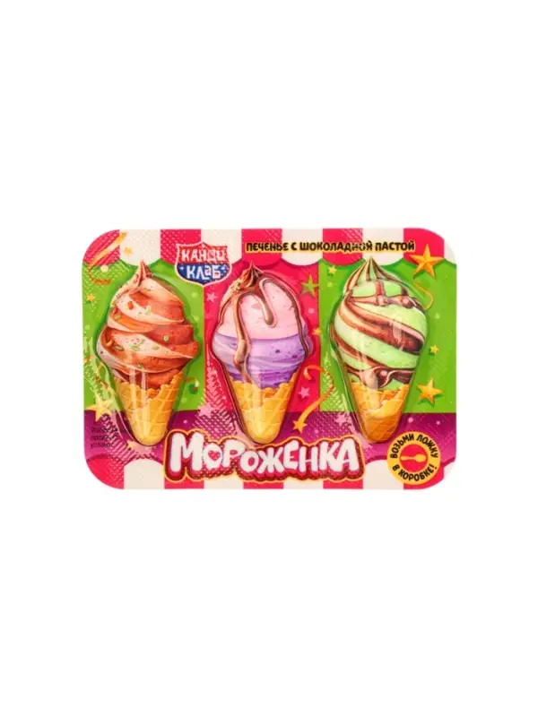 Печенье с шоколадной пастой "Мороженка" 9г