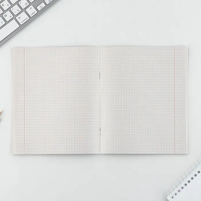 Тетрадь в клетку, 48 л., А5, на скрепке, блок №2, Yellow, МИКС Тетрадь в клетку, 48 л., А5, на скрепке, блок №2, Yellow, МИКС