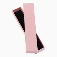 Набор коробочек подарочных под браслет, цепочку, часы &laquo;Животный принт&raquo;, 6 шт. 21&times;4 см, розовая