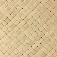 Сумка плетёная из пандана, 23&times;14&times;35 см, бежево-чёрная