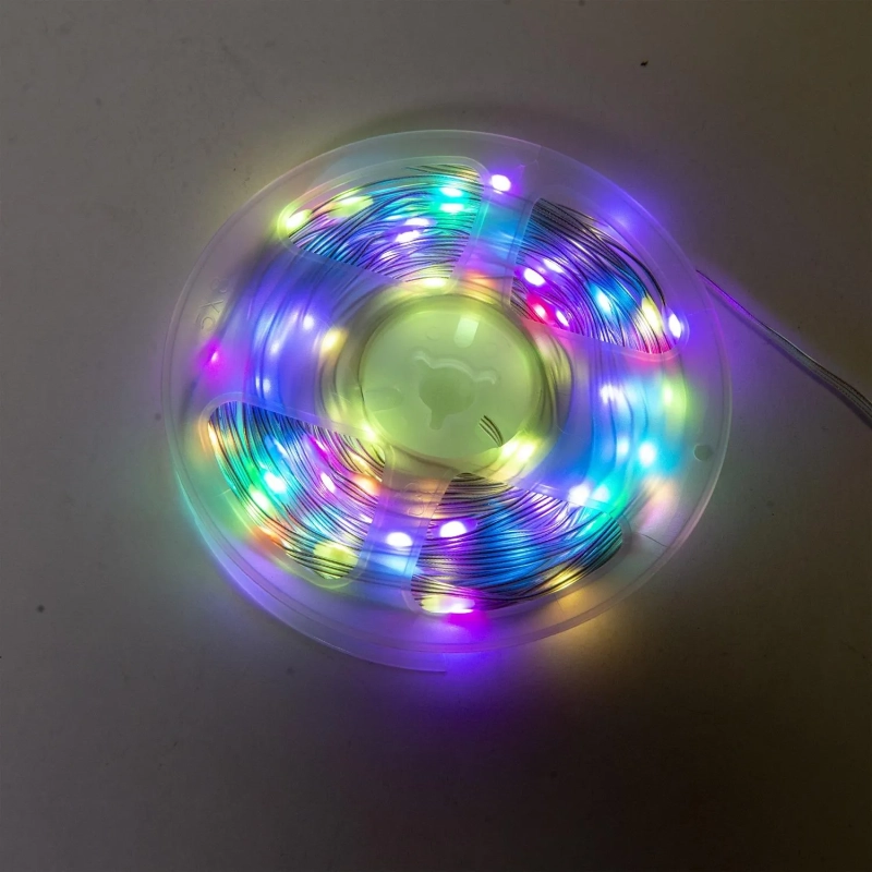 Гирлянда светодиодная Нить SMART-STRING-10100RGB,10М,100LED, Funray 2662