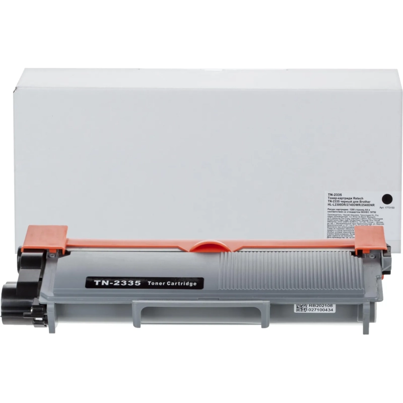 Тонер-картридж Retech TN-2335 чер. для Brother HL-L2300DR/2740DWR/2540DNR