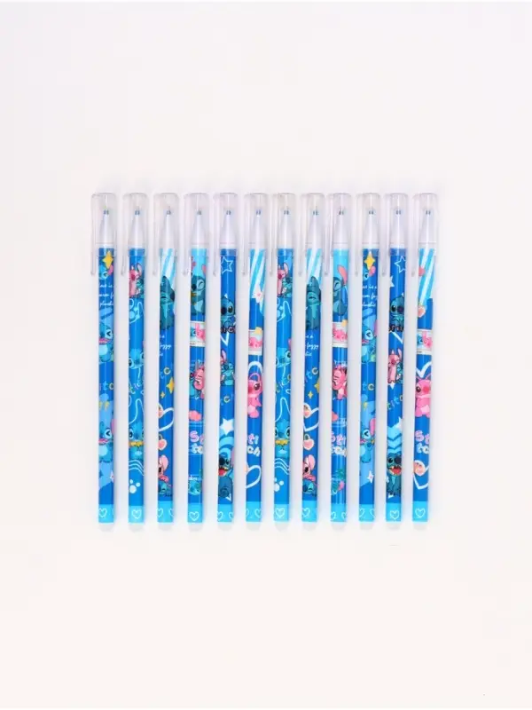 Ручка пиши-стирай с колпачком Ручка пиши-стирай с колпачком "Стич", синяя паста 0.5 мм