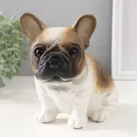 Копилка для денег &laquo;Щенок Французского бульдога&raquo;, гипс, 16.5&times;11.5&times;18 см