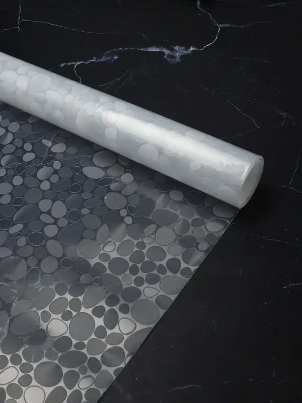 Коврик противоскользящий Доляна &laquo;Галька&raquo;, 45&times;90 см, прозрачный