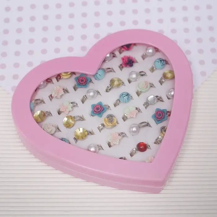 Кольцо детские «Ассорти» лилии, форма МИКС, цвет МИКС Кольцо детские «Ассорти» лилии, форма МИКС, цвет МИКС