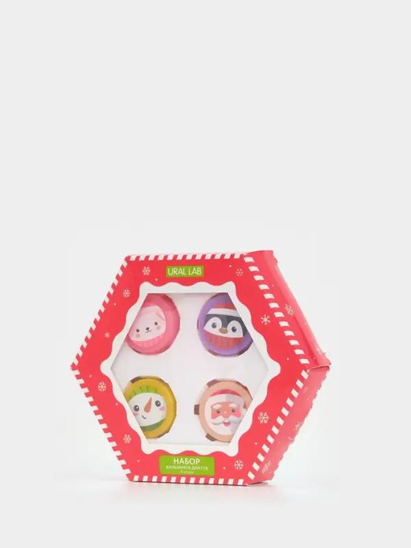 Набор бальзамов для губ, 4х3 гр Набор бальзамов для губ, 4х3 гр