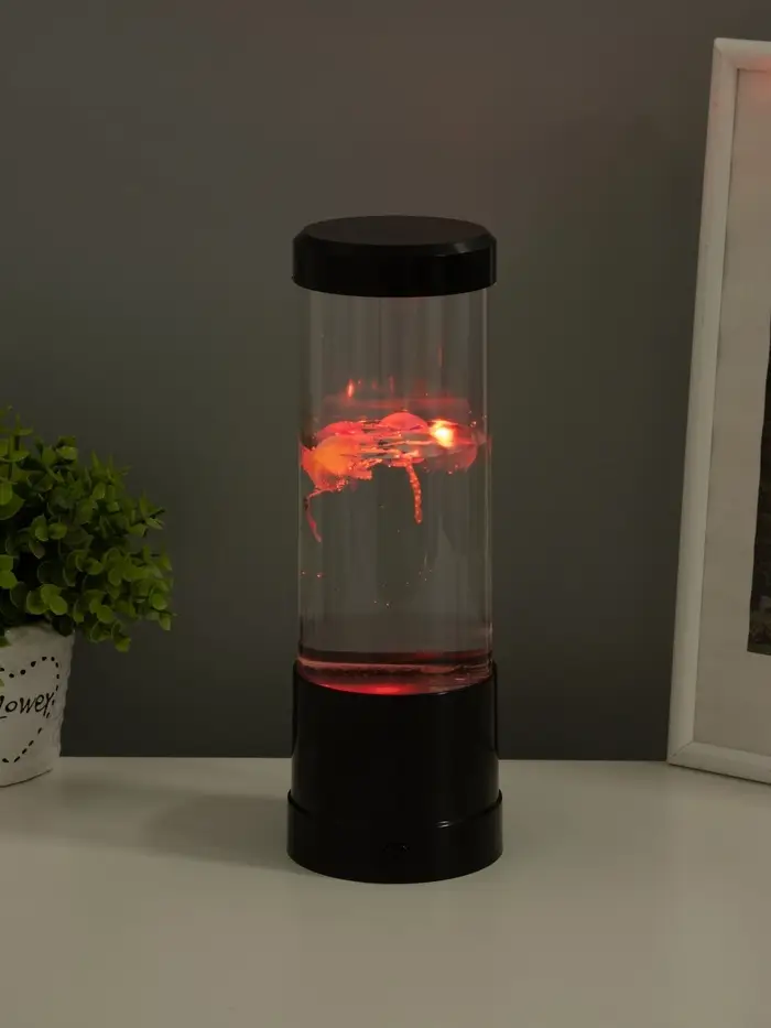 Светильник "Медузы" LED, RGB, USB, 3-5Вт, чёрный 9х9х25,5 см Светильник "Медузы" LED, RGB, USB, 3-5Вт, чёрный 9х9х25,5 см