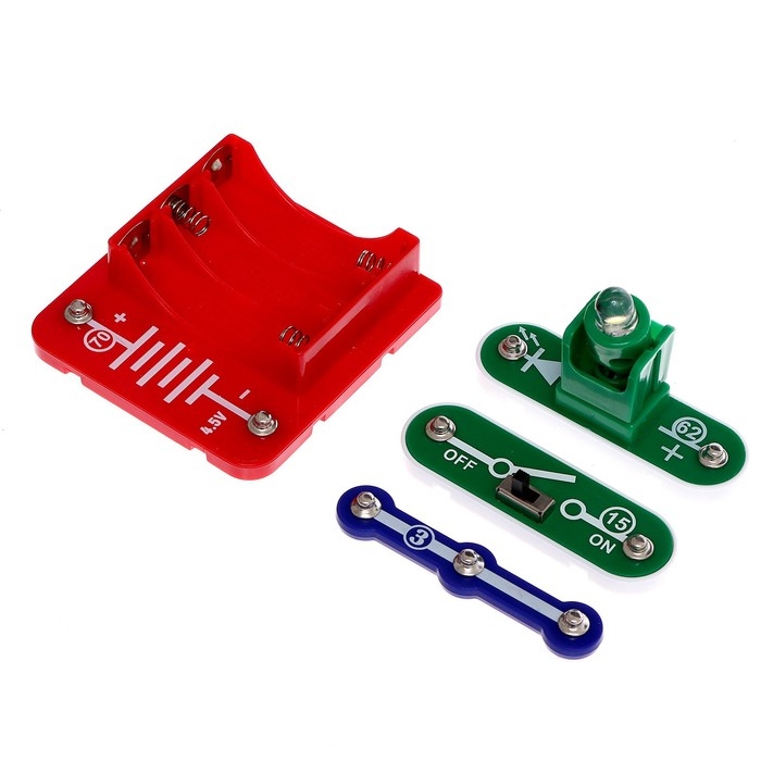 Электронный конструктор «Шоу теней», 5 деталей, 10 карточек Электронный конструктор «Шоу теней», 5 деталей, 10 карточек