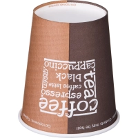 Стакан одноразовый бум 1-сл. d-80мм 200/250мл Модерн беж КОМУС 8OZ50шт/уп