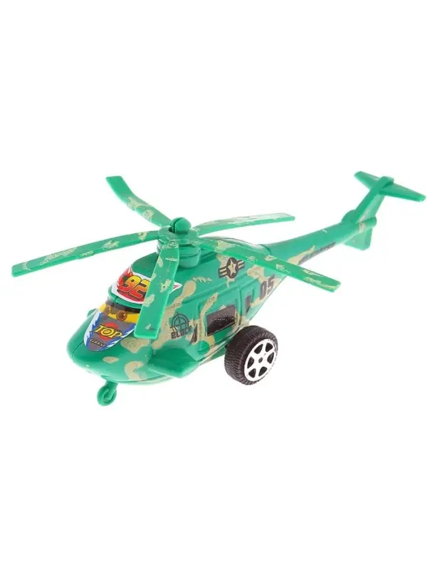 Вертолёт инерционный, цвета МИКС