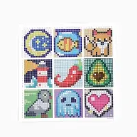 Стикеры для остатков квадратных страз