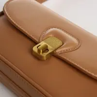 Сумка женская багет TEXTURA на молнии, 21&times;6&times;11 см, светло-коричневая