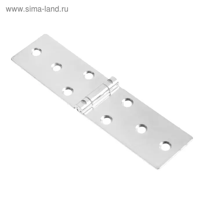 Петля карточная ТУНДРА, 140×34 мм, покрытие цинк, 1 шт.