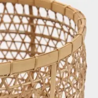 Корзина плетёная &laquo;Клоус&raquo;, 40&times;40&times;16 см, бамбук, светлая