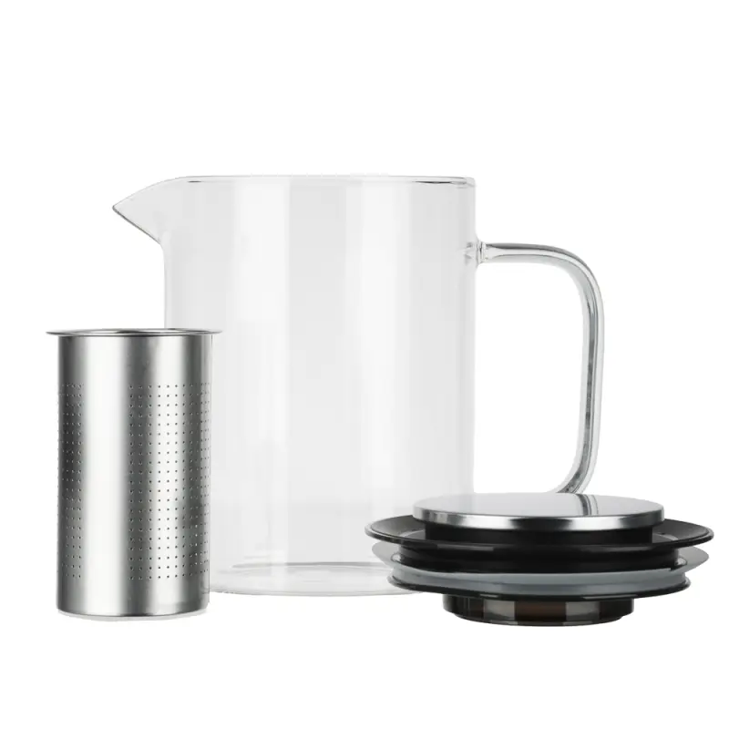 SATOSHI Монблан Чайник заварочный 1200мл, стекло, нерж.сталь