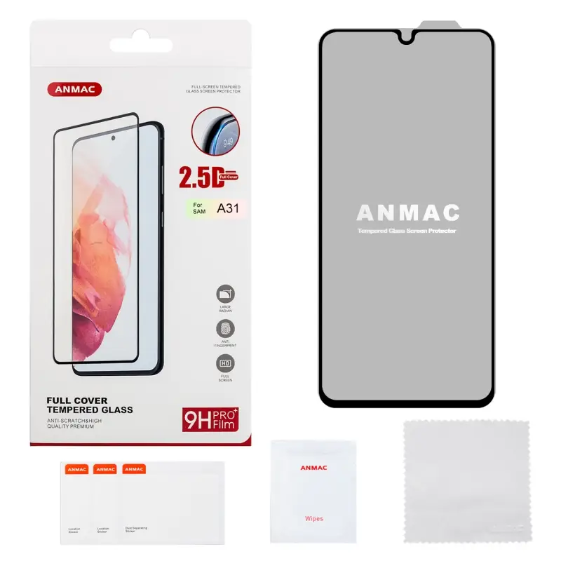 Защитное стекло Samsung A31 Full Cover ANMAC Арт.1137343