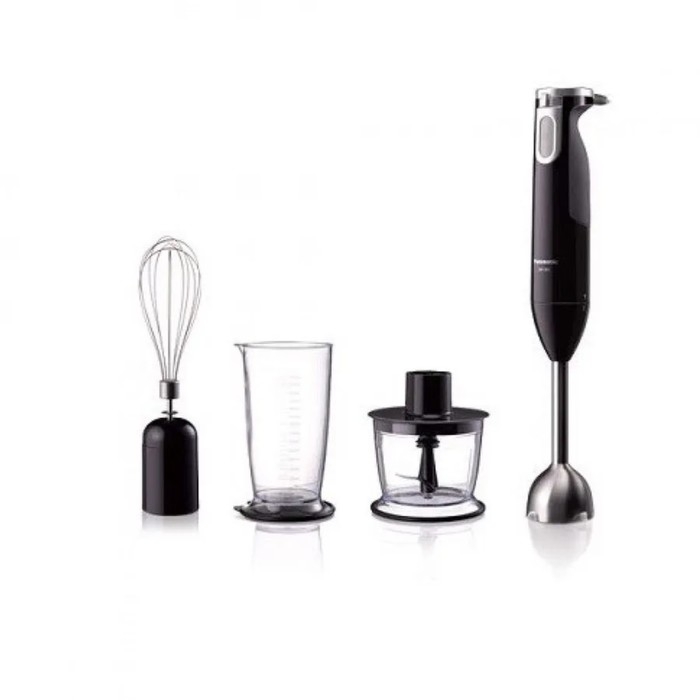 Блендер Panasonic MX-SS1BTQ, погружной, 600 Вт, 0.5 л, 5 скоростей, чёрный Блендер Panasonic MX-SS1BTQ, погружной, 600 Вт, 0.5 л, 5 скоростей, чёрный