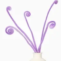 Синельная проволока, набор 100 шт, размер 1 шт 30х0,8 см, цвет сиреневый Синельная проволока, набор 100 шт, размер 1 шт 30х0,8 см, цвет сиреневый