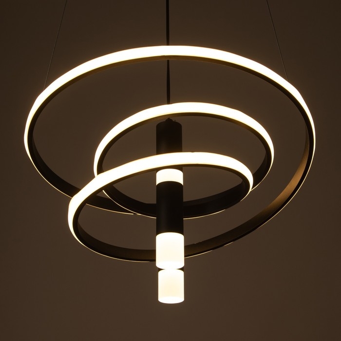 Люстра BayerLux Люстра BayerLux "Артес" LED 100Вт 3000-6000К черный 45х48х23 см