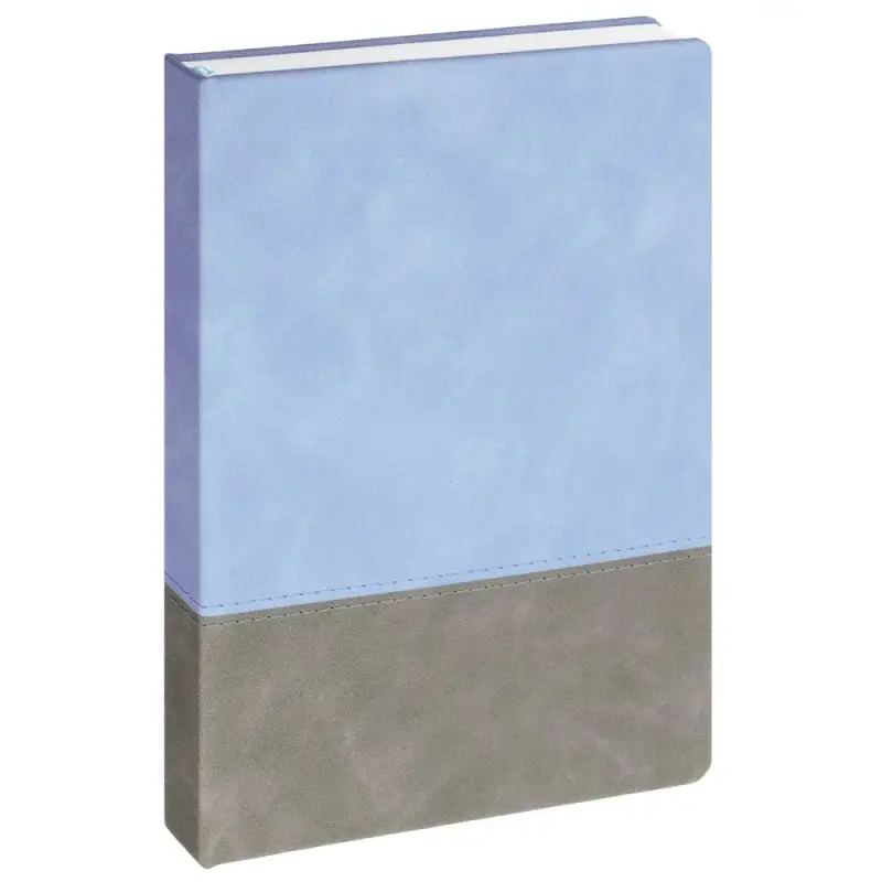 Ежедневник Horizon, недатированный, серый с голубым