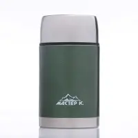 Термос для еды Мастер К, 1 л, нержавеющая сталь, зелёный