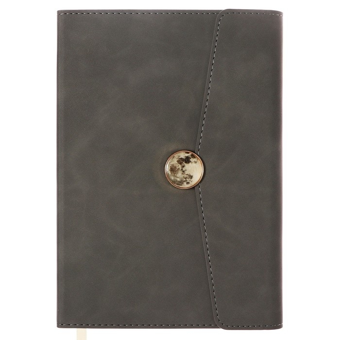 Органайзер на кольцах А6+, 80 листов, кожзам, c клапаном, линия, с ручкой, в подарочной коробке, серый Органайзер на кольцах А6+, 80 листов, кожзам, c клапаном, линия, с ручкой, в подарочной коробке, серый