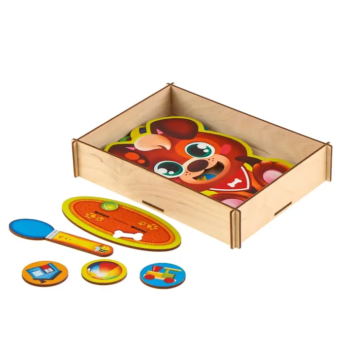 Настольная игра Лесная мастерская &laquo;Накорми меня. Щенок&raquo;, 10 фишек