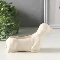 Подставка для мелочей &laquo;Такса&raquo;, 10&times;15&times;5 см, гипс